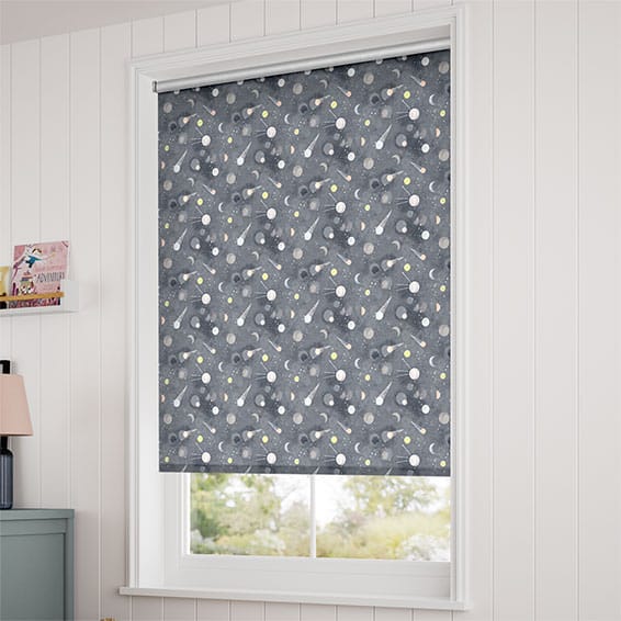 ColorizedZoom Celeste Smoke Roller Blind 4091