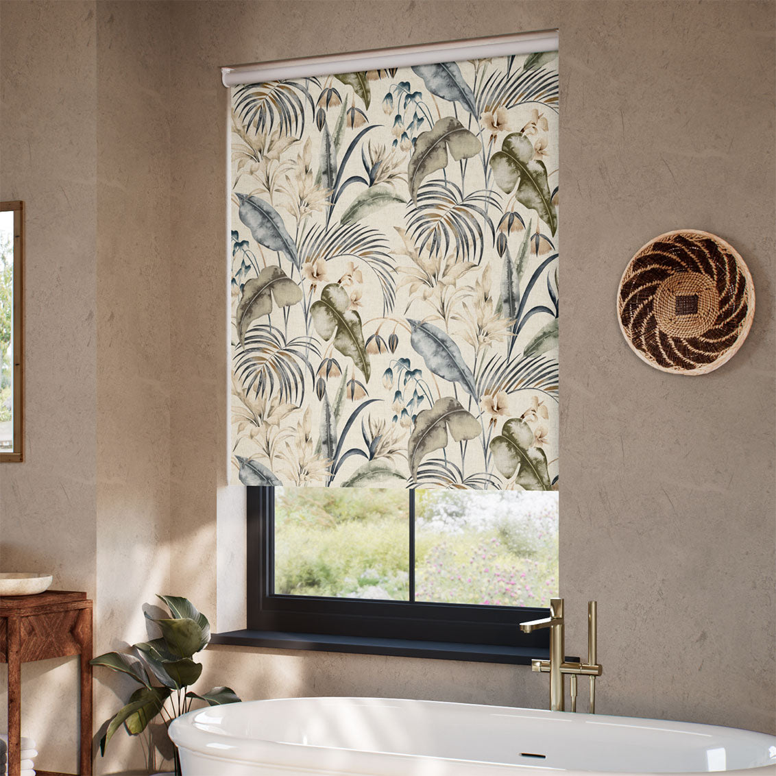 ColorizedZoom Cedella Sepia Roller Blind 4093