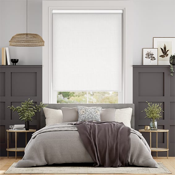 Colorized Choices Etta Bright White Roller Blind 4097