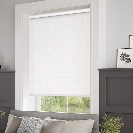 ColorizedZoom Choices Etta Bright White Roller Blind 4097