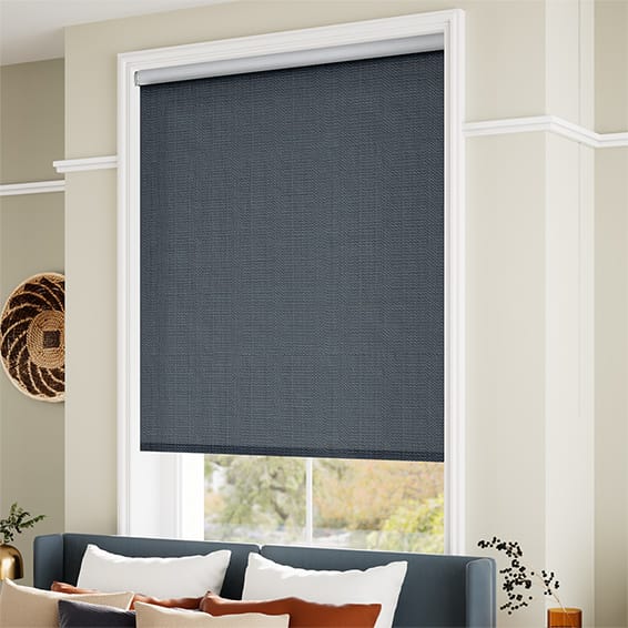 ColorizedZoom Choices Etta Cadet Blue  Roller Blind 4098