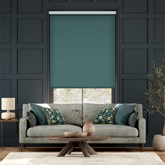 Colorized Choices Etta Teal Roller Blind 4110