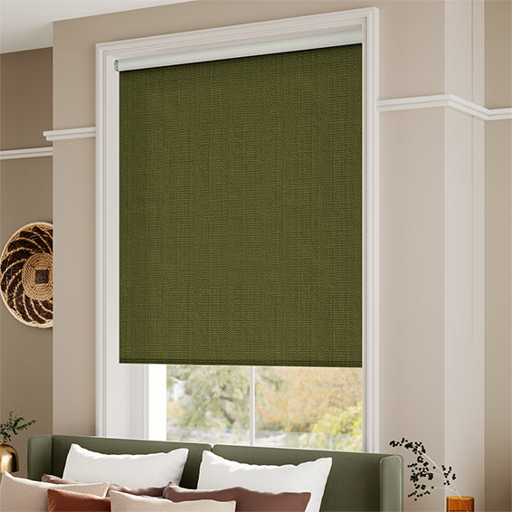 ColorizedZoom Choices Etta Olive Roller Blind 4103