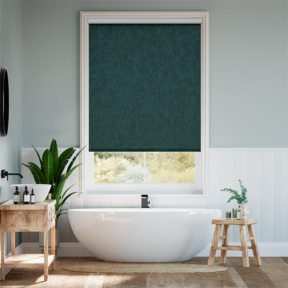 Colorized Choices Alva Peacock Roller Blind