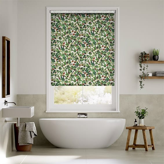 Colorized Electric Choices Figs Green Roller Blind 4163