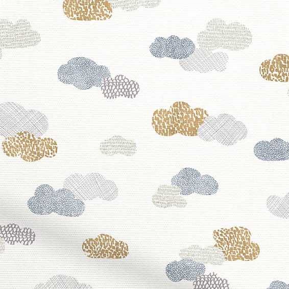 ColorizedPLA Happy Clouds Blackout Dawn Roller Blind