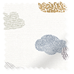 ColorizedSwatch Happy Clouds Blackout Dawn Roller Blind sample image
