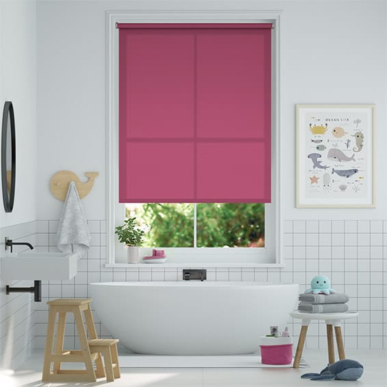 Colorized Electric Avalon Magenta Roller Blind 4244
