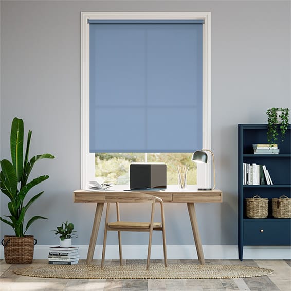 Colorized Electric Avalon Egyptian Blue  Roller Blind 4241