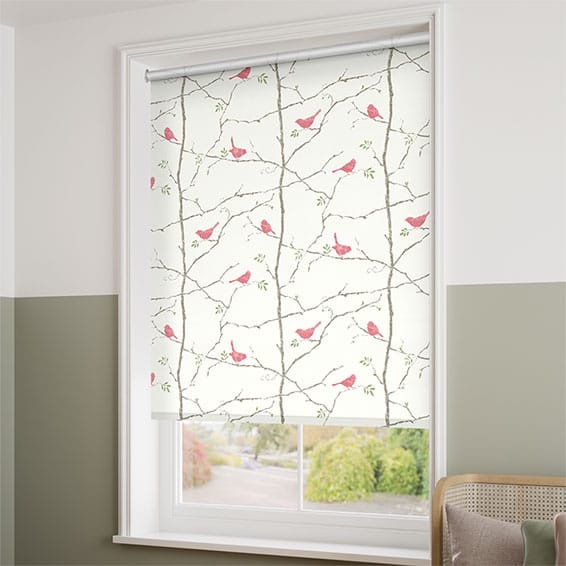 ColorizedZoom Twist2Go Springs Dawn Chorus Blossom  Roller Blind 4350