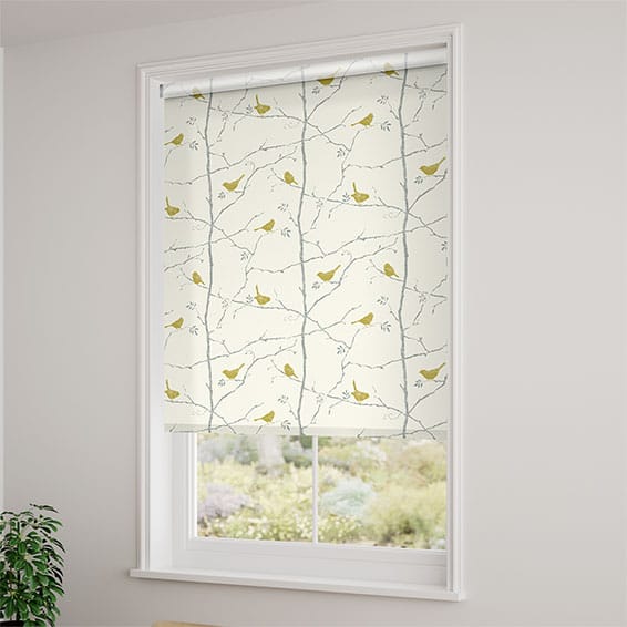 ColorizedZoom Twist2Go Springs Dawn Chorus Slate  Roller Blind 4353