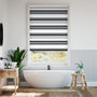 Colorized Twist2Go Splash Blackout Letterbox Noir Roller Blind 4395