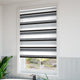 ColorizedZoom Twist2Go Splash Blackout Letterbox Noir Roller Blind 4395