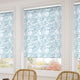 ColorizedZoom Splash Blackout Sea Kelp Soft Blue Roller Blind 4422