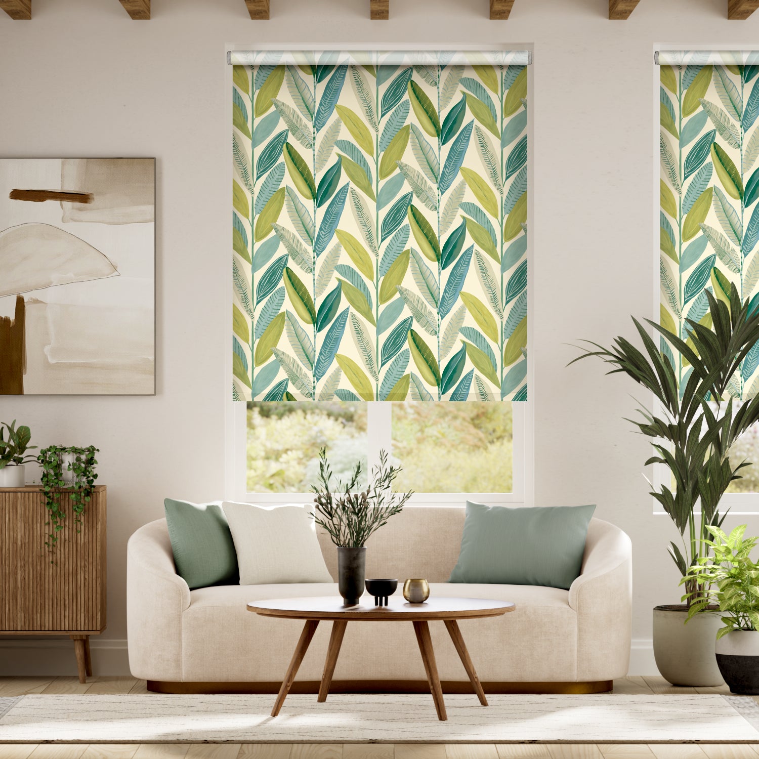 Colorized Hikkaduwa Pacific Roller Blind 4433