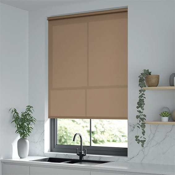 ColorizedZoom Twist2Go Avalon Coffee Bean Roller Blind 4444