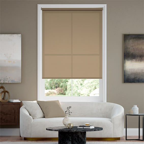 Colorized Twist2Go Avalon Cappuccino Roller Blind 4440