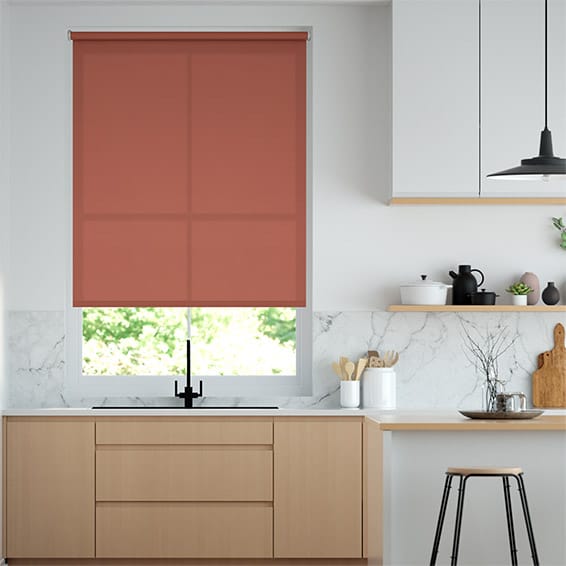 Colorized Twist2Go Avalon Cinnabar Roller Blind 4441