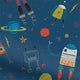 ColorizedPLA Twist2Go Robbie Robonaut Blackout Space Blue Roller Blind 4569
