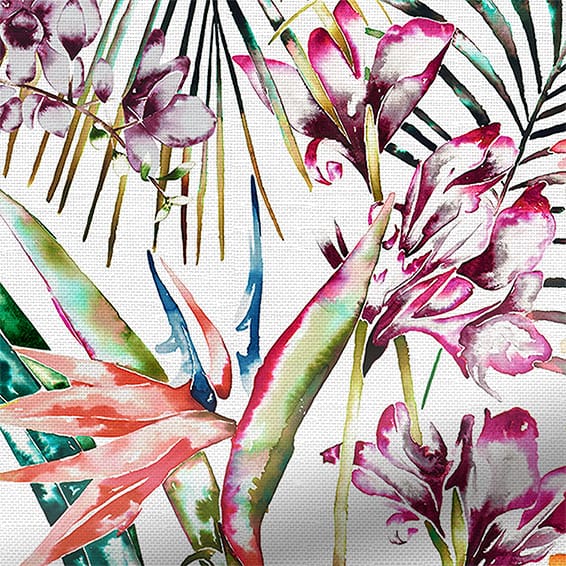 ColorizedPLA Twist2Go Paradise Botanical Flamingo Roller Blind 4574