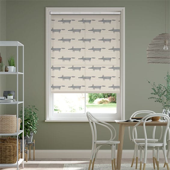 Colorized Twist2Go Mr Fox Mini Neutral Roller Blind 4592
