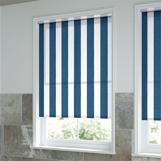 ColorizedZoom Twist2Go Maritime Coastal Blue Roller Blind 4603