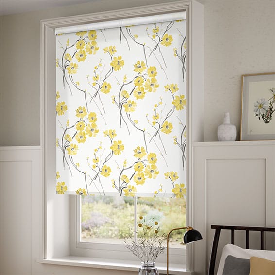 ColorizedZoom Twist2Go Floris Mimosa Roller Blind 4622