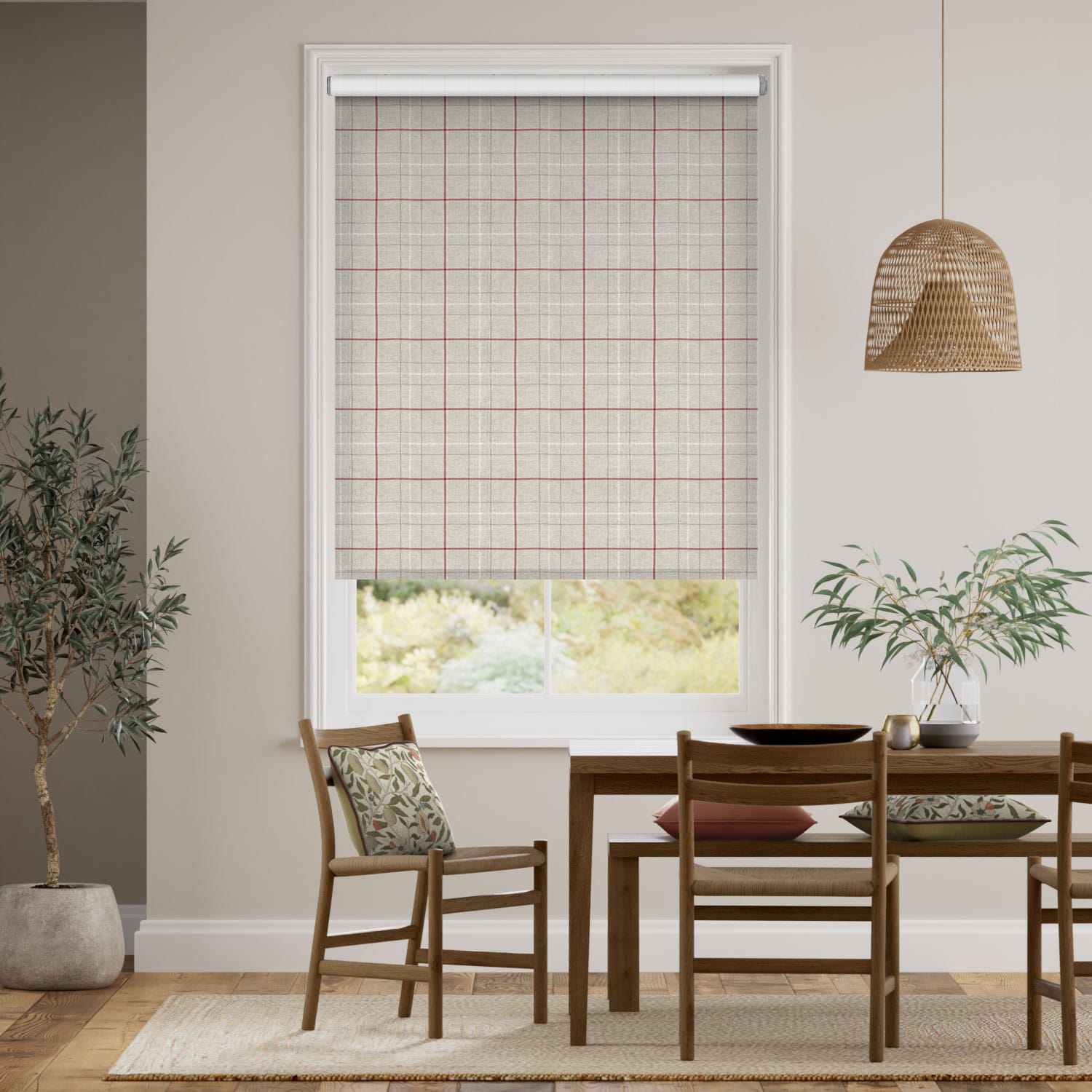 Colorized Twist2Go Choices Washington Crimson Roller Blind 4639