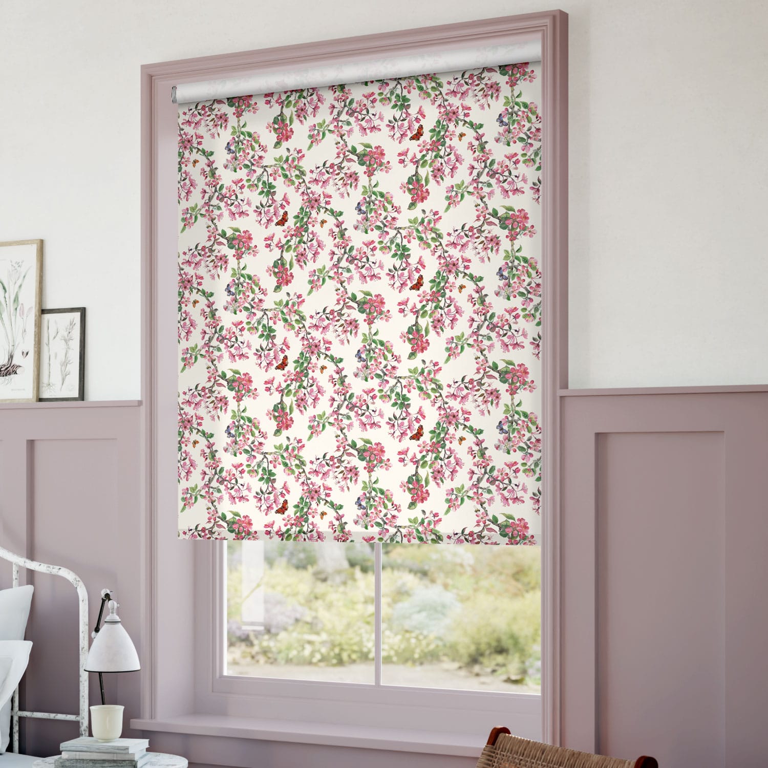ColorizedZoom Twist2Go Choices Blossom Pink Roller Blind 4694