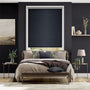 Colorized Twist2Go Choices Ansari Faux Silk Midnight Roller Blind 4708