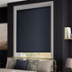 ColorizedZoom Twist2Go Choices Ansari Faux Silk Midnight Roller Blind 4708