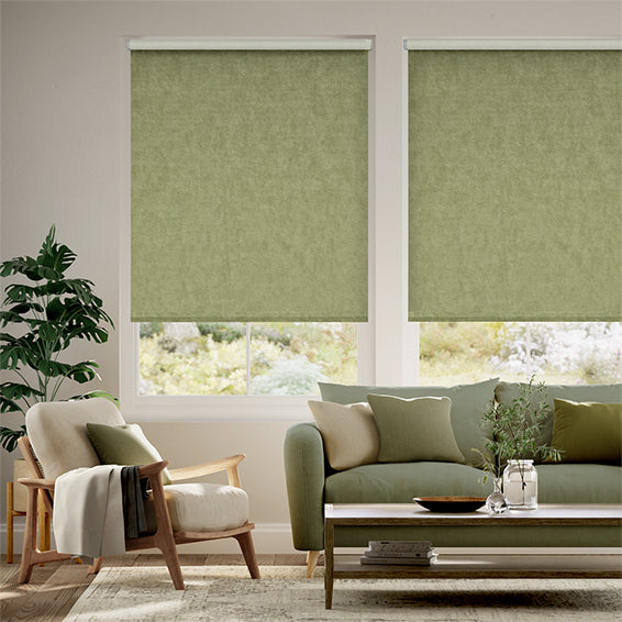 Colorized Twist2Go Choices Alva Matcha Roller Blind 4718