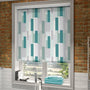 ColorizedZoom Twist2Go Brix Cool Green Roller Blind 4736
