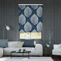 Colorized Twist2Go Aspen Leaf Indigo Roller Blind 4749