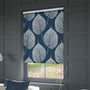 ColorizedZoom Twist2Go Aspen Leaf Indigo Roller Blind 4749