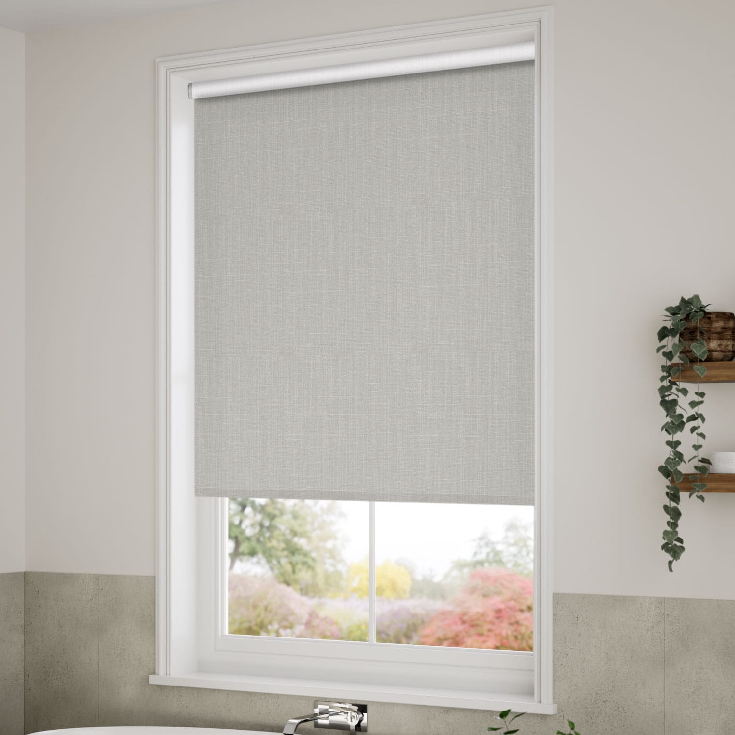 ColorizedZoom Choices Averley Mist Roller Blind 4759