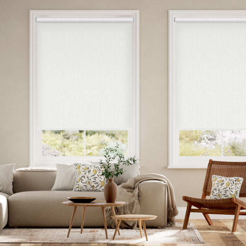 Colorized Choices Averley Snow White Roller Blind 4762