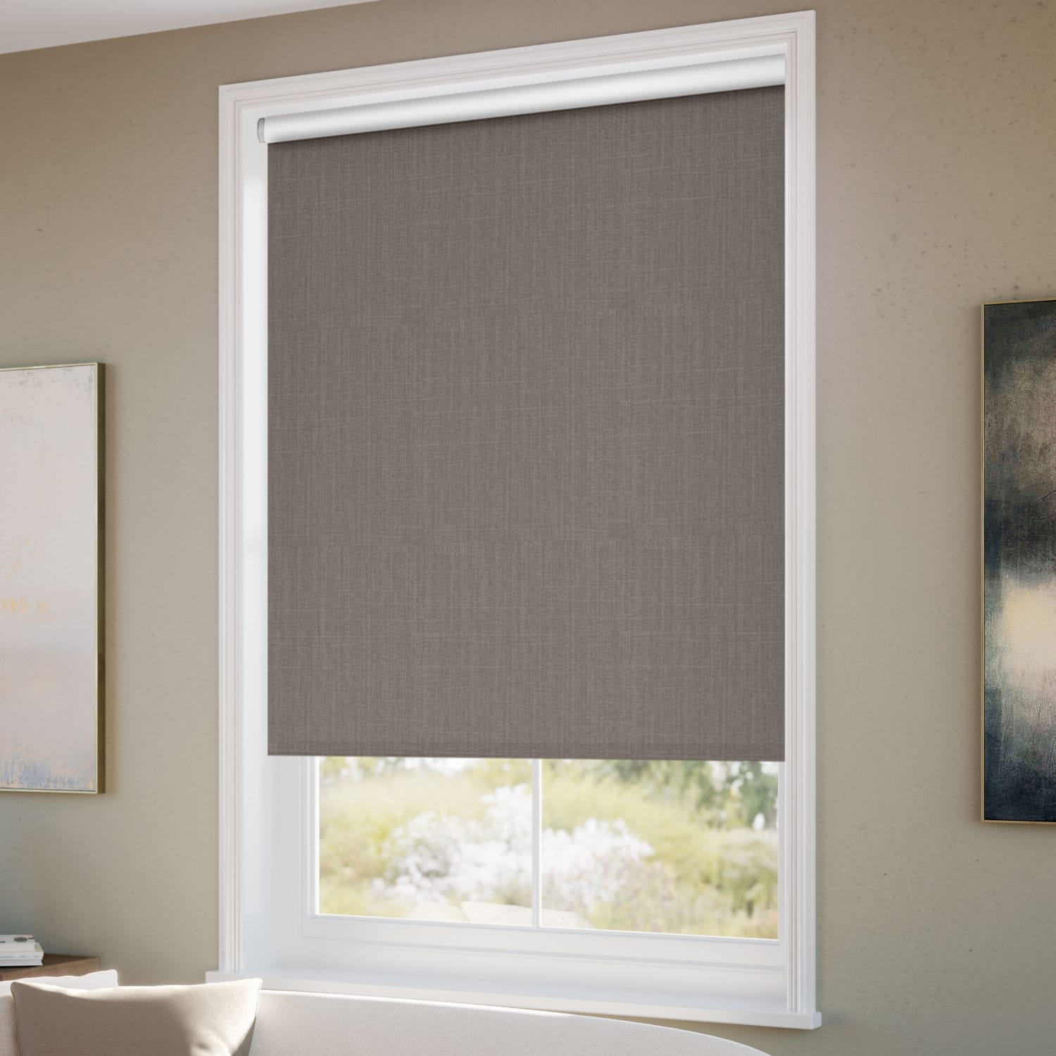 ColorizedZoom Twist2Go Choices Averley Fawn Roller Blind 4769