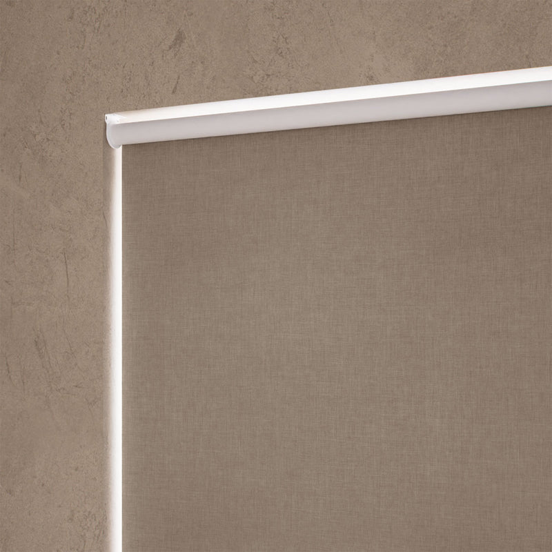 Colorized Twist2Go Canali Blackout Nutmeg Roller Blind 4811