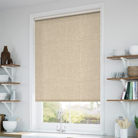 ColorizedZoom Twist2Go Canali Blackout Sandcastle Roller Blind 4813