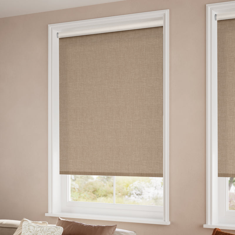 ColorizedZoom Twist2Go Canali Blackout Stone Roller Blind 4817