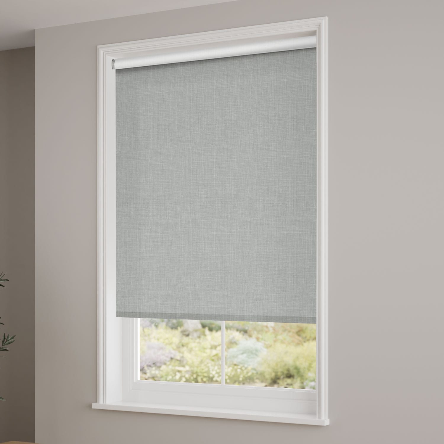 ColorizedZoom Twist2Go Canali Blackout Silver Grey Roller Blind 4815