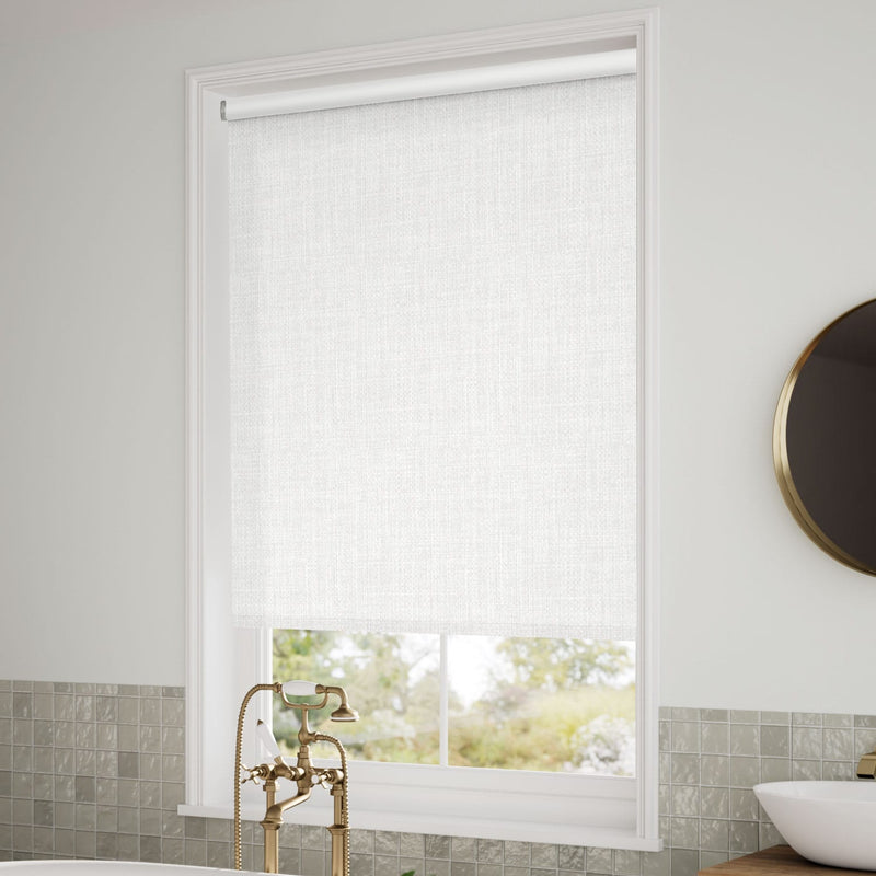ColorizedZoom Twist2Go Moda Blackout White Roller Blind 4825