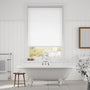 Colorized Twist2Go Chromium Thermal Blackout Satin White Roller Blind 4830
