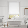 Colorized Twist2Go Chromium Thermal Blackout Satin White Roller Blind 4830