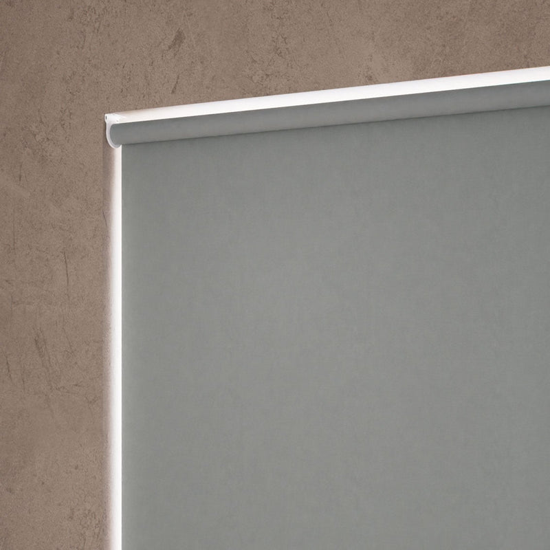 ColorizedZoom Electric Cadiz Blackout Smoke Grey  Roller Blind 4835