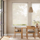 Colorized Twist2Go Oriel Voile Whitewash Roller Blind 4844