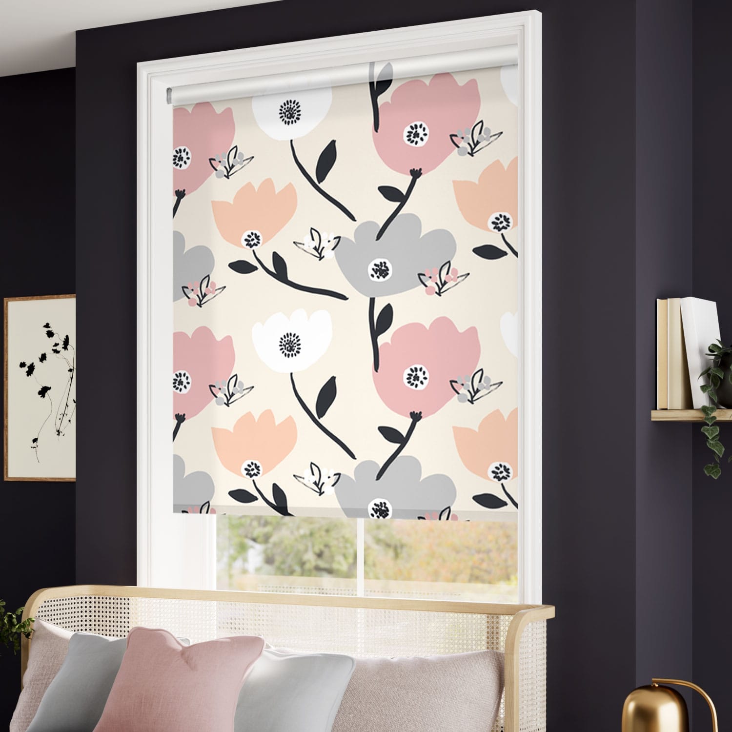 ColorizedZoom Flo Sherbet Roller Blind