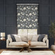 Colorized Fleur Grey Roller Blind 4860