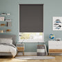 Colorized Electric Sevilla Blackout Slate  Roller Blind 4931